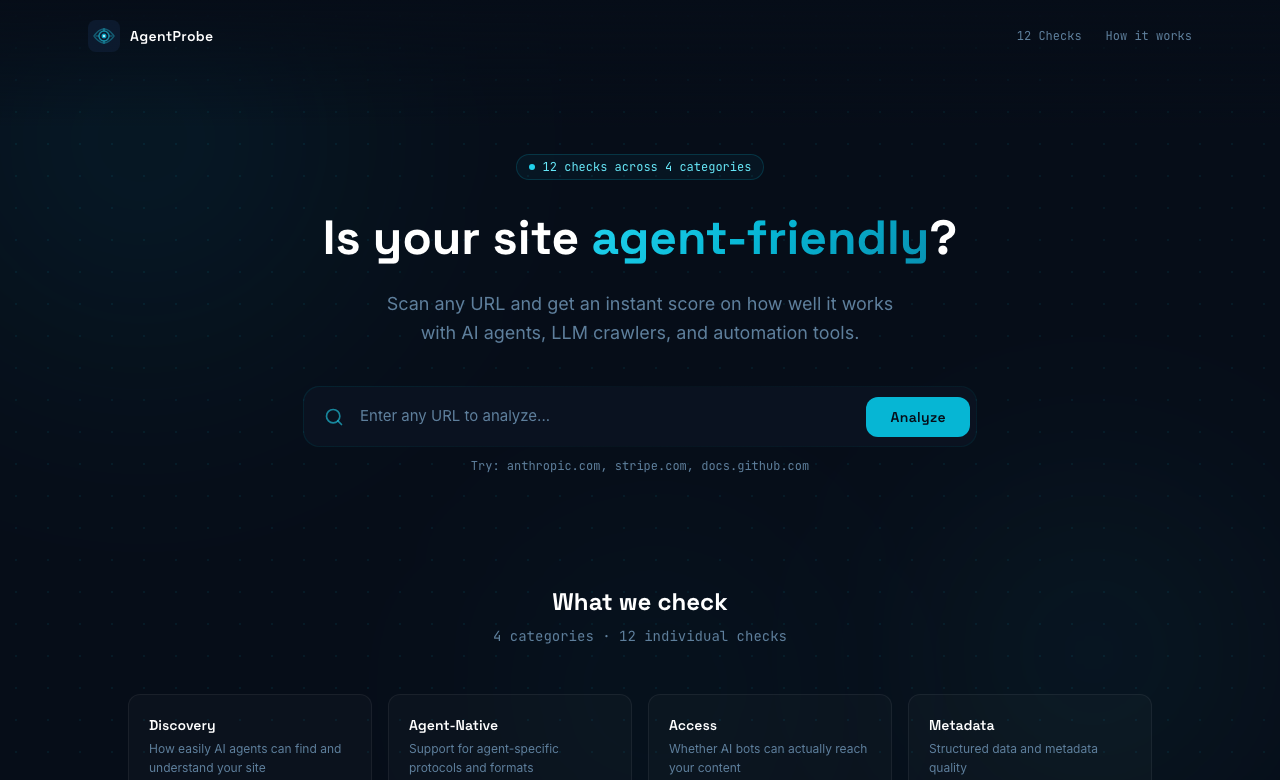 AgentProbe screenshot